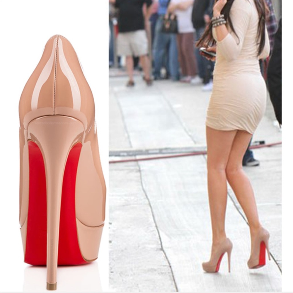 Christian Louboutin Bianca Patent Leather Pumps